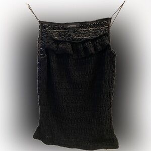 Express Black Lace Camisole - Size Small
